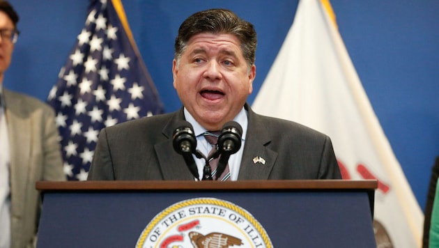 JB Pritzker, Gouverneur von Illinois, hat keine Freude mit Trumps Einsatz der Nationalgarde in ...