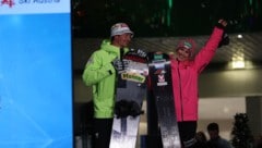 Alessandro Hämmerle und Sabine Payer freuen sich bereits auf die Olympischen Spiele in Italien.