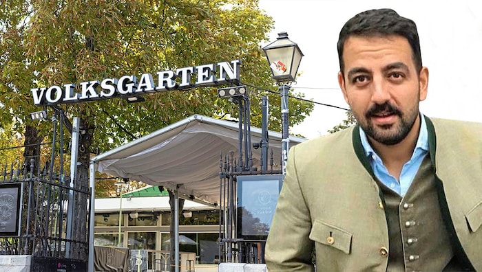 Seit 1947 ist der Volksgarten in Familienbesitz und eine Institution. Clubmanager Ali Pasha ...