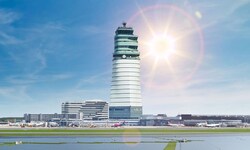 Der Flughafen Schwechat hat eine großvolumige Photovoltaikanlage.
