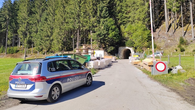In diesem Tunnel bei Gerlos passierte der Arbeitsunfall.
