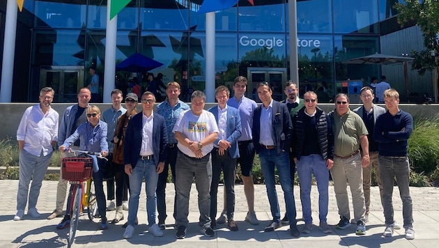Besuch im Silicon Valley: Großunternehmer, Industrielle, Kapitalgeber, Wissenschaftler und ...