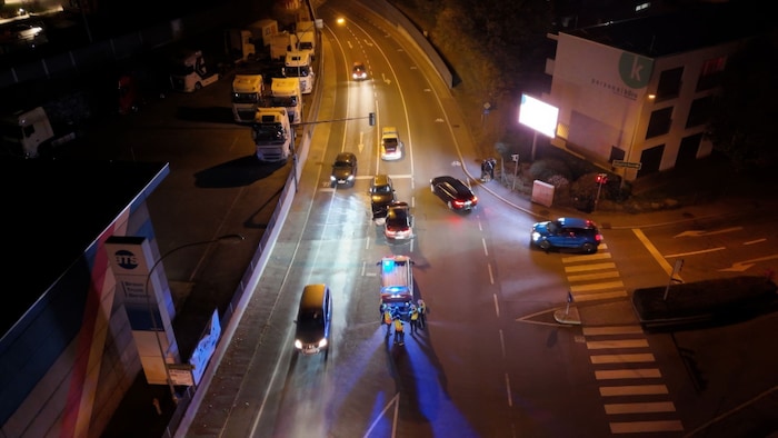 Die Unfallstelle in Lustenau.