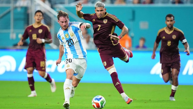 Argentinien gewann das Testspiel gegen Venezuela.