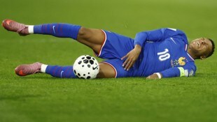 Kylian Mbappe ist angeschlagen.