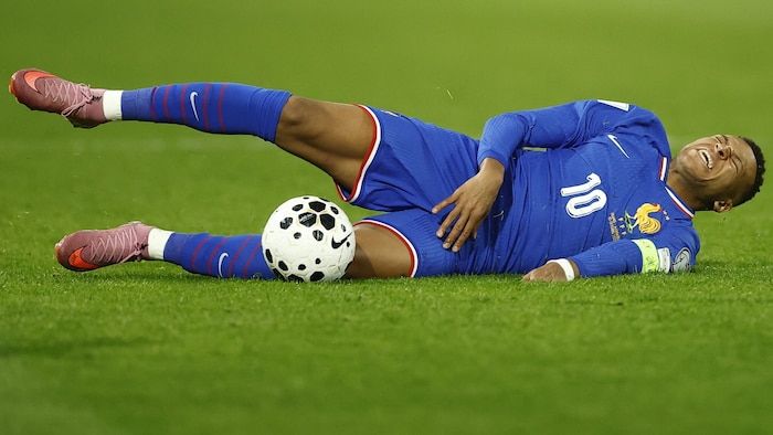 Kylian Mbappe verletzte sich gegen Aserbaidschan.