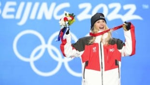Die zweifache Snowboard-Olympiasiegerin Anna Gasser.