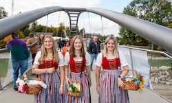 Der neue Steg wurde heute, Samstag, feierlich eröffnet.