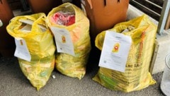 In Neunkirchen wurde nun genau kontrolliert, was in den Gelben Säcken entsorgt wird.