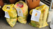 In Neunkirchen wurde nun genau kontrolliert, was in den Gelben Säcken entsorgt wird.