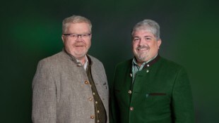 Neues Team im „Wolfsbezirk“ Zwettl: Bezirksjägermeister Willi Renner (links) und sein ...