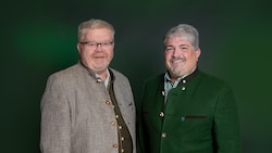 Neues Team im „Wolfsbezirk“ Zwettl: Bezirksjägermeister Willi Renner (links) und sein ...