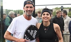 Jürgen Klopp und Gabriela Sabatini spielten beim Celebrity-Padel-Turnier der Vanda ...
