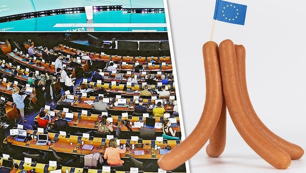 Im Europaparlament geht es tatsächlich um die Wurst.