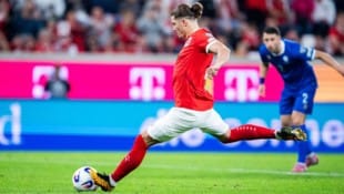 Marcel Sabitzer markierte gegen Zypern vom Elfmeterpunkt den 1500. Länderspieltreffer ...