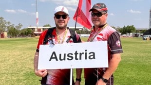 Andreas Gruber und Gerald Reiter vertraten das Burgenland bei der IPSC-Weltmeisterschaft.