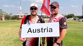 Andreas Gruber und Gerald Reiter vertraten das Burgenland bei der IPSC-Weltmeisterschaft.