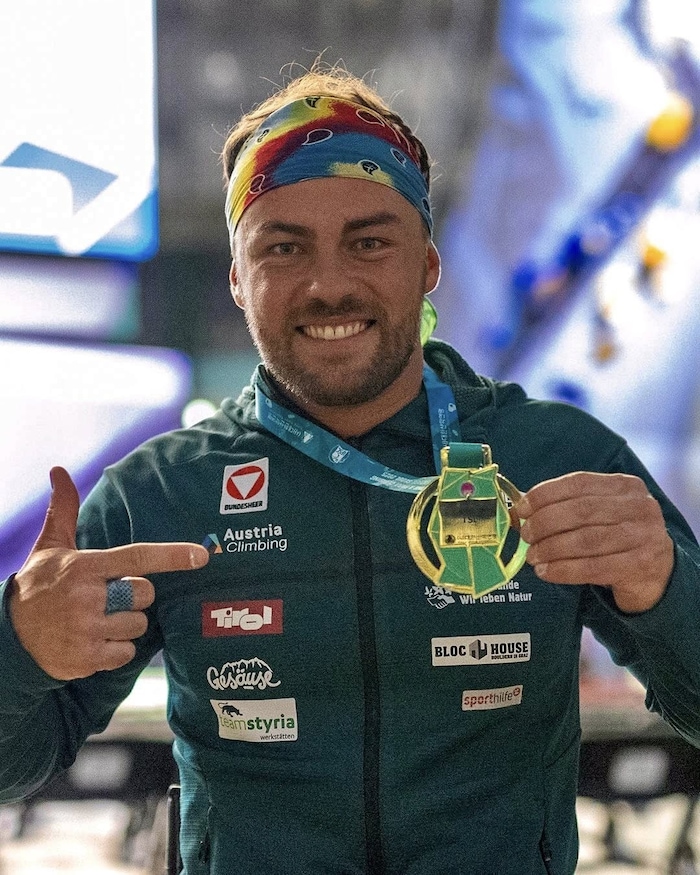 In Seoul holte Para-Kletterer Angelino Zeller unlängst sein viertes WM-Gold in Folge.