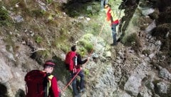 Die Bergrettung Ferlach war mit 10 Personen im Einsatz.