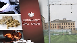 Von Cannabis bis zum Handy – ein Schmuggel-Skandal erschüttert die Grazer Karlau.