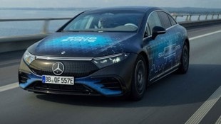 Dieser Mercedes EQS kommt mit einer einzigen Akkuladung 1205 Kilometer weit. Das ...