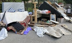 Immer wieder kommt es zu unkontrollierten Müllablagerungen.