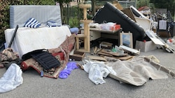 Immer wieder kommt es zu unkontrollierten Müllablagerungen.