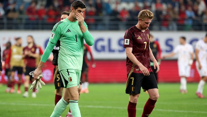 Thibaut Courtois und Kevin De Bruyne holten nur ein 0:0 gegen Nordmazedonien.