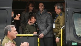 Die österreichische Geisel Tal Shoham nach seiner Freilassung