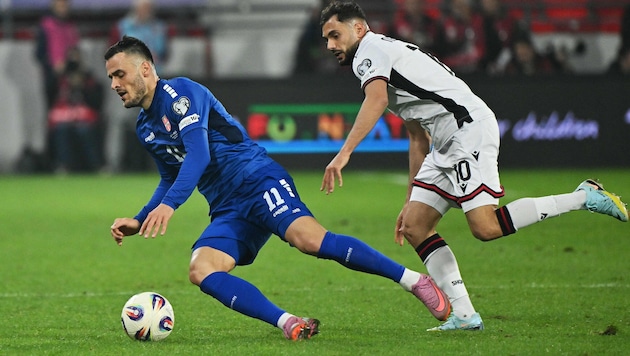 Das Fußballspiel Albanien gegen Serbien am Samstag soll Auslöser für die Tumulte in Linz gewesen ...