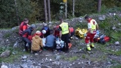 Der 50-Jährige wurde von Bergrettern und Notarztteam geborgen. 