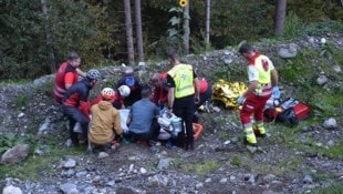 Der 50-Jährige wurde von Bergrettern und Notarztteam geborgen. 