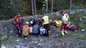 Der 50-Jährige wurde von Bergrettern und Notarztteam geborgen. 