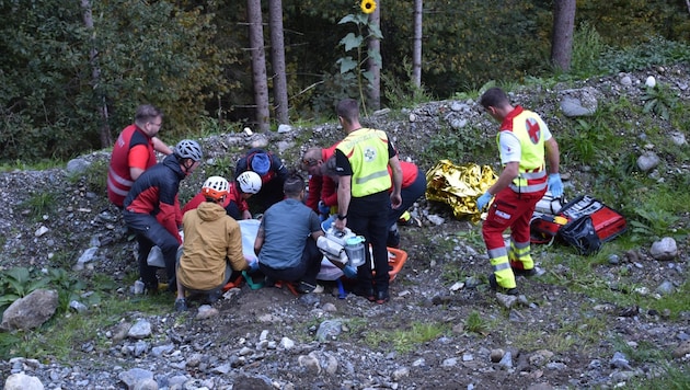 Der 50-Jährige wurde von Bergrettern und Notarztteam geborgen.