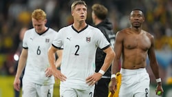 Die Enttäuschung steht Österreichs Teamspielern nach dem Last-Minute-Schocker gegen Rumänien in ...