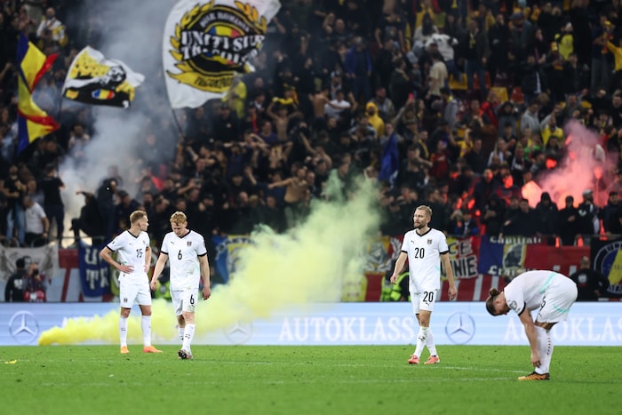 Hängende Köpfe bei Österreichs Teamspielern