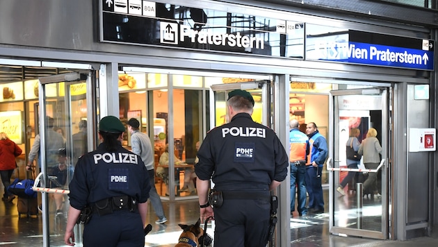 Wiener Polizeibeamte schritten ein. (Archivbild)