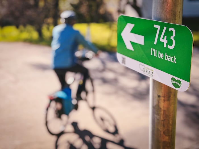 Die neue „I‘ll be back“-Genussradtour in der Erlebnisregion Graz.