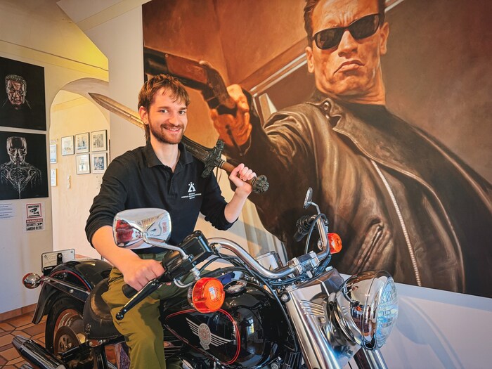 Philipp Messner, der stellvertretende Geschäftsführer des „Arnold Schwarzenegger“-Museums in ...