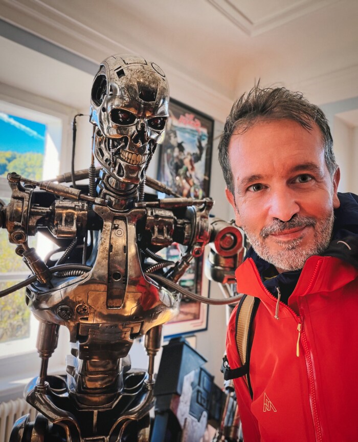 Ein Selfie mit dem Terminator darf nicht fehlen.