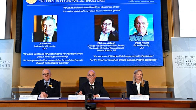 Der Nobelpreis für Wirtschaft geht in diesem Jahr gleich an drei Forscher.