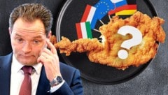 Laut Aushang in einer der Kantinen des Landwirtschaftsministeriums kommt nur ein kleiner Teil ...