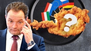 Laut Aushang in einer der Kantinen des Landwirtschaftsministeriums kommt nur ein kleiner Teil ...