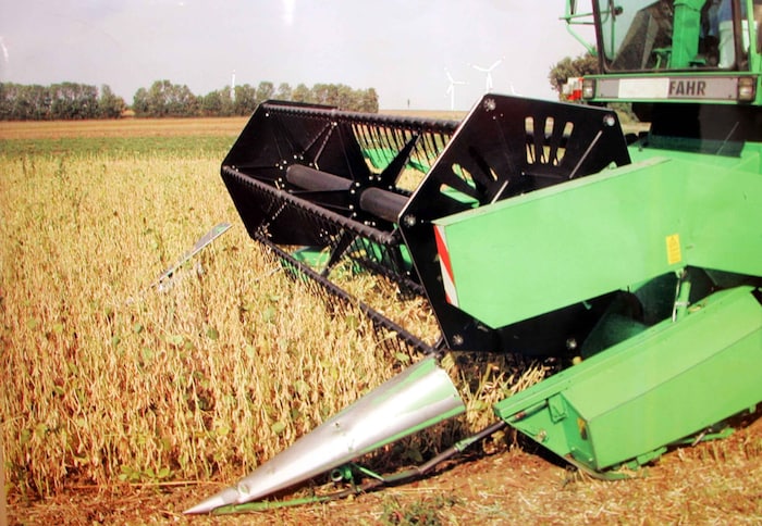 Die Ernte von Bio-Soja verlief heuer besonders positiv.