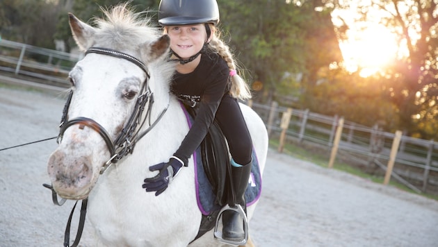 Ponys helfen Kindern, Selbstvertrauen zu entwickeln (Symbolbild)