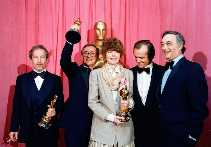 Oscar-Verleihung in Los Angeles am 3. April 1978, von links: Richard Dreyfuss, bester ...