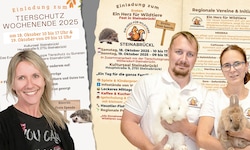 Die Gemeinde Steinabrückl (li. mit der zuständigen Gemeinderätin Pamela Zezula-Dettmann) ...