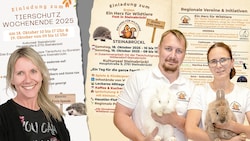 Die Gemeinde Steinabrückl (li. mit der zuständigen Gemeinderätin Pamela Zezula-Dettmann) ...
