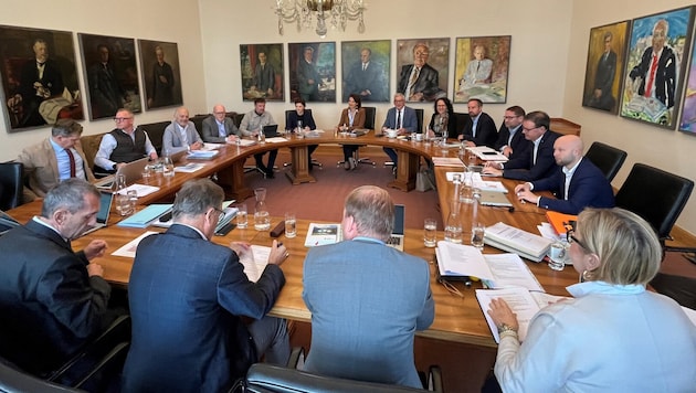 Am Montag tagte die vollständige Landesregierung in der Budgetklausur.