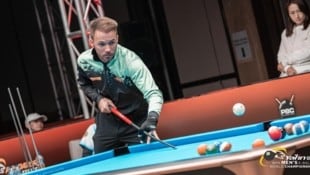Albin Ouschan gewann sein Finale gegen Alex Kazakis mit 10:5.
